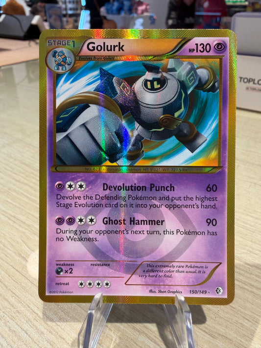 Golurk Holo - 150/149 - Boundaries Crossed