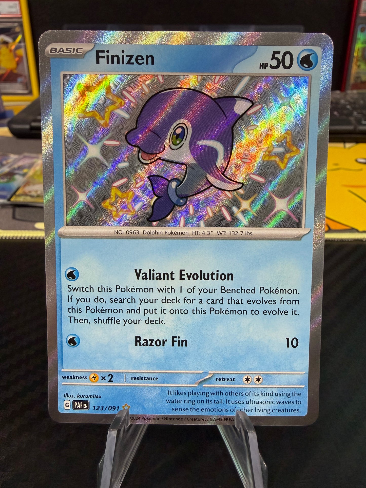 Finizen - 123/091 - Baby Shiny - Paldean Fates
