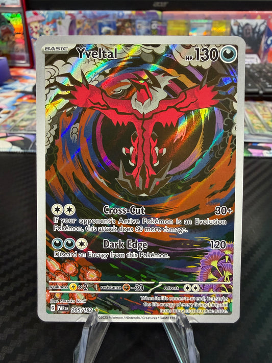 Yveltal - 205/182 - Illustration Rare - Paradox Rift - NM
