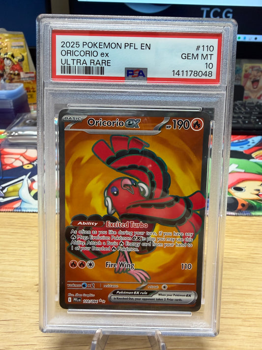 PSA 10 - Oricorio EX - 110/094 - Phantasmal Flames