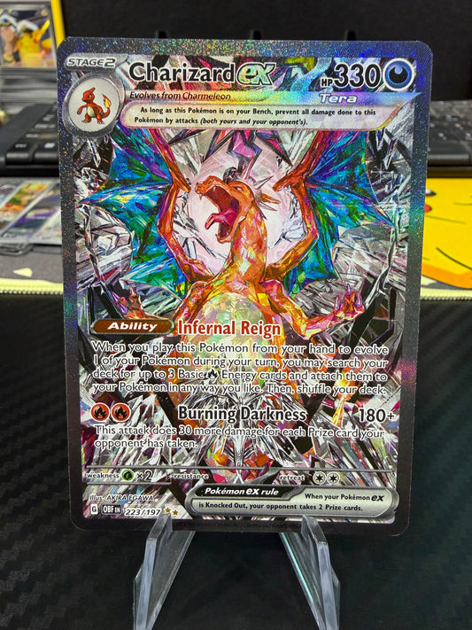 Charizard Ex - 223/197 - Special Illustration Rare - Obsidian Flames - NM