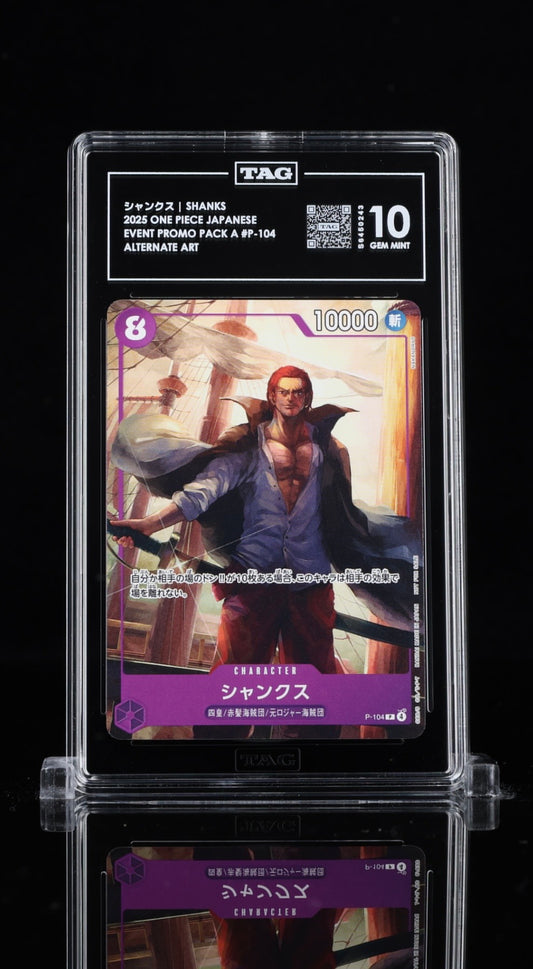 TAG 10 - Shanks - P-104 - Japanese Promo