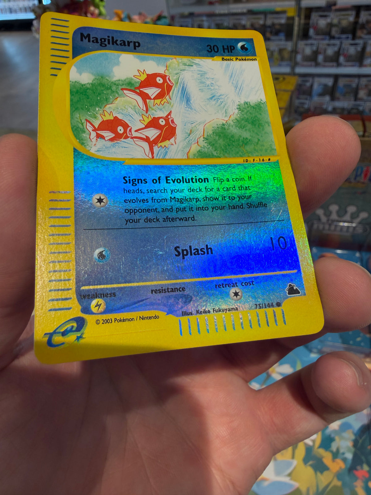Magikarp Reverse Holo - 75/144 - Skyridge