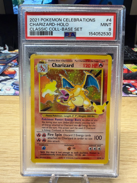PSA 9 - Charizard - 4/102 - Celebrations