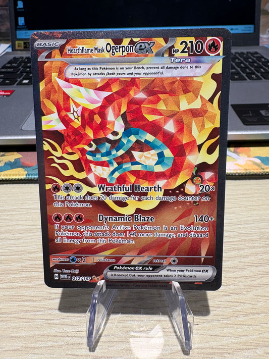 Hearthflame Mask Ogerpon Ex - 212/167 - Twilight Masquerade