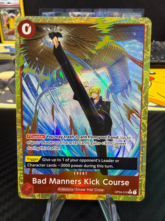 Bad Manners Kick Course - Alt Art - OP04-016 - The Best Vol 2