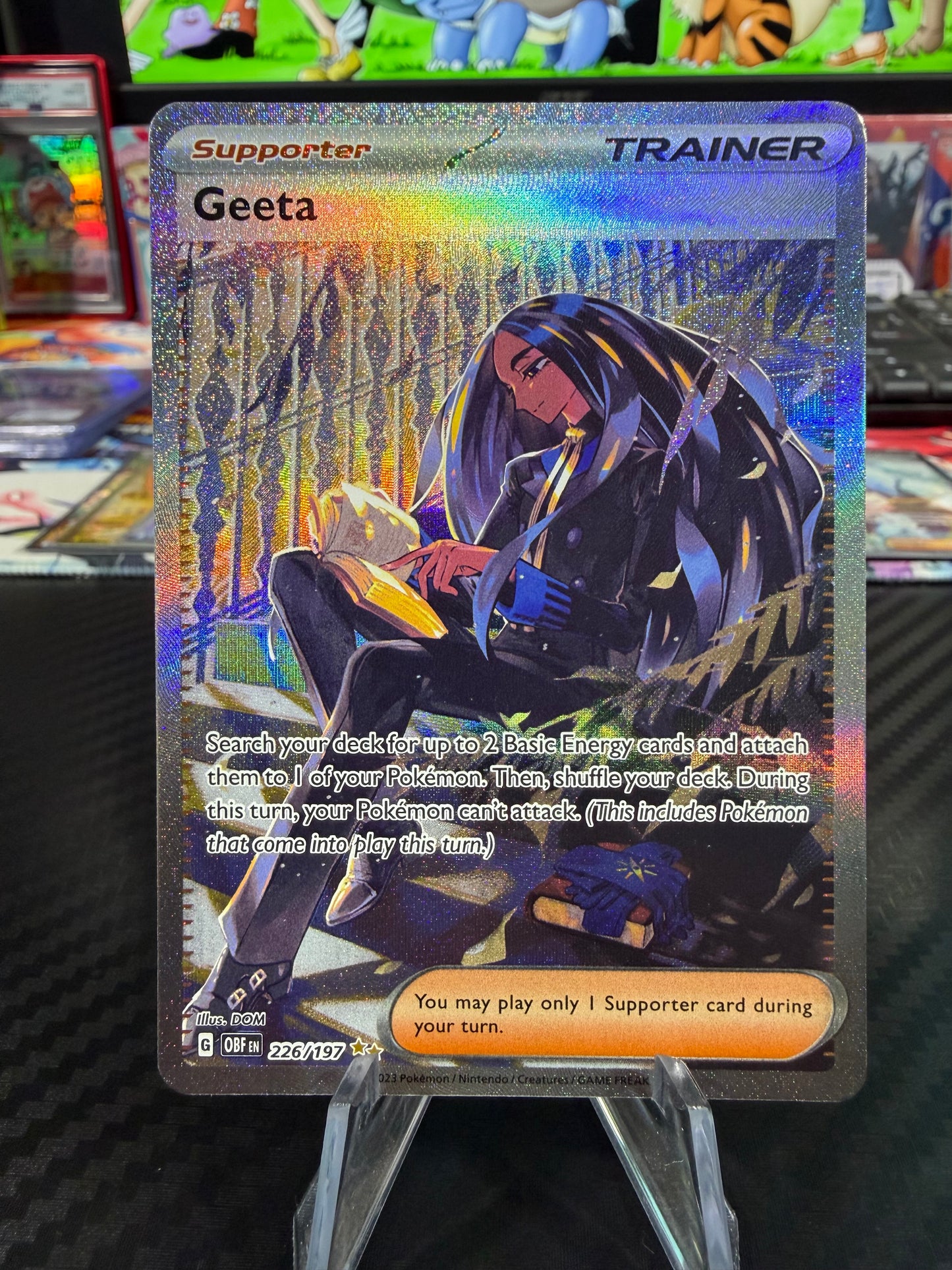Geeta - 226/197 - Special Illustration Rare - Obsidian Flames - NM