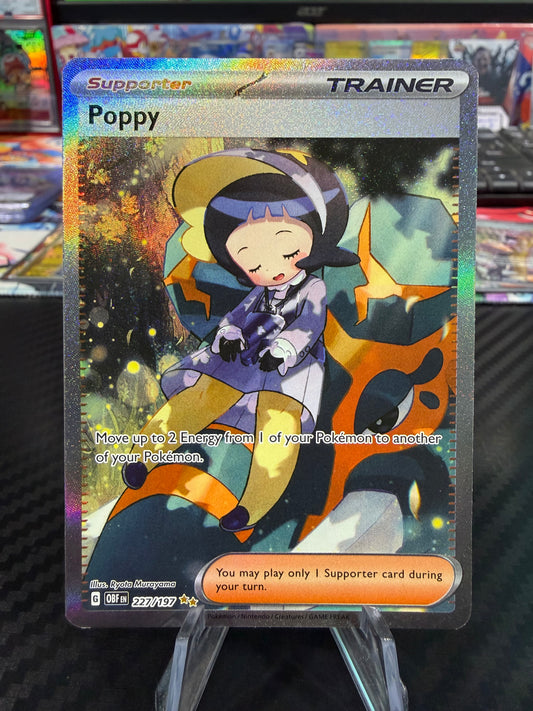 Poppy - 227/197 - Special Illustration Rare - Obsidian Flames - NM