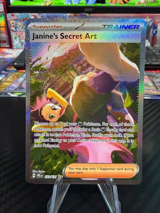 Janine’s Secret Art - 173/131 - Special Illustration Rare - Prismatic Evolutions - NM