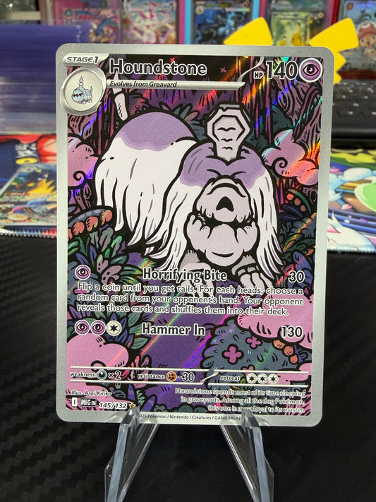 Houndstone - 145/132 - Illustration Rare - Mega Evolution - NM
