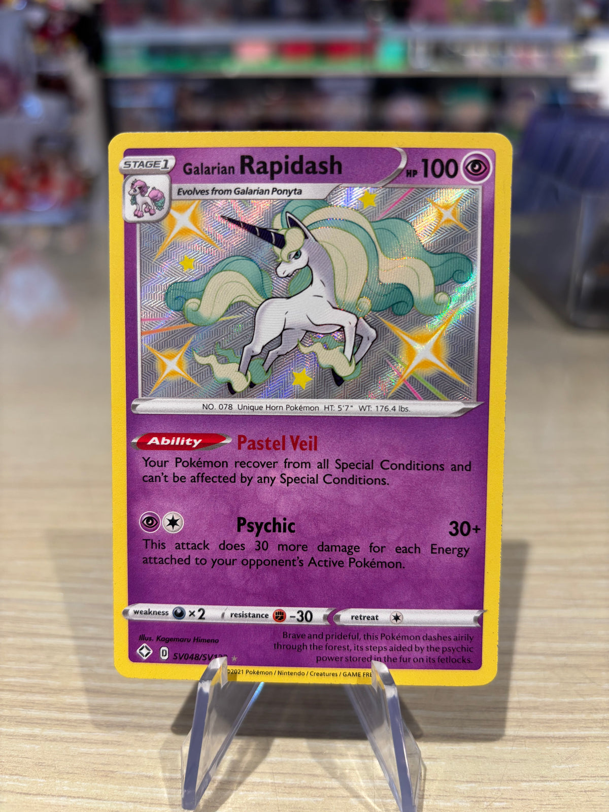 Galarian Rapidash - SV048/SV122 - Shining Fates