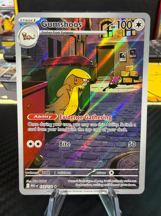 Gumshoos - 153/132 - Illustration Rare - Mega Evolution