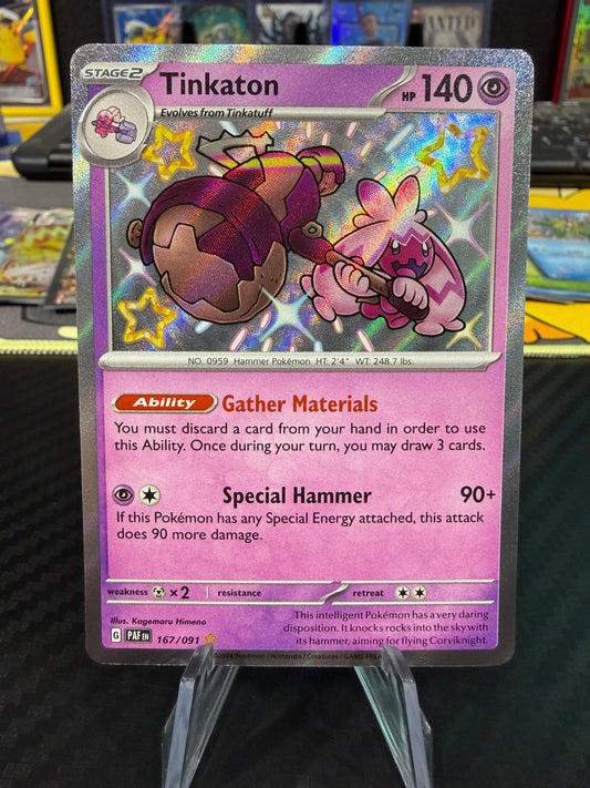 Tinkaton - 167/091 - Baby Shiny - Paldean Fates