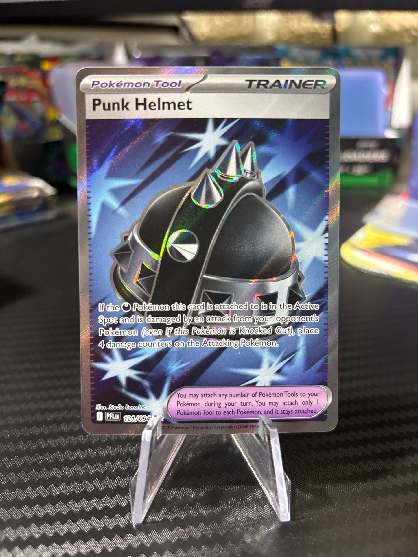 Punk Helmet #121 - Phantasmal Flames
