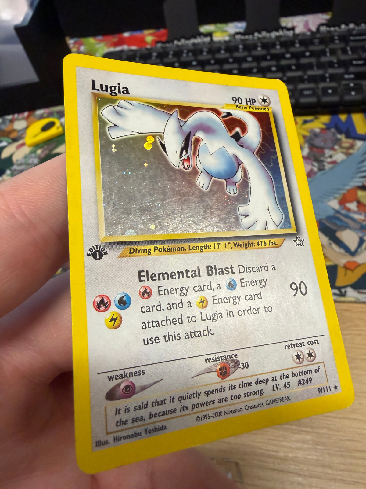 Lugia - 1st Edition Holo - 9/111 - Neo Genesis - MP