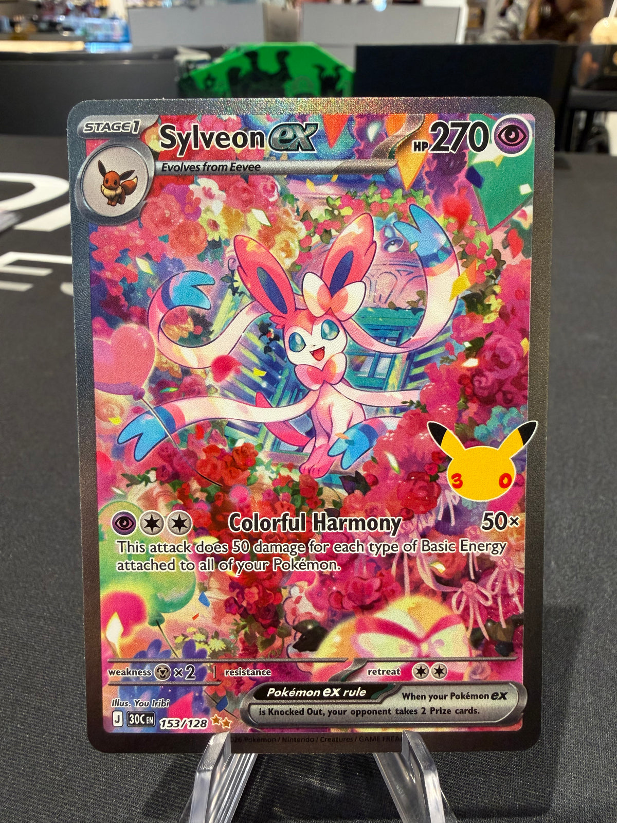 Sylveon EX - 153/138 - 30th Anniversary