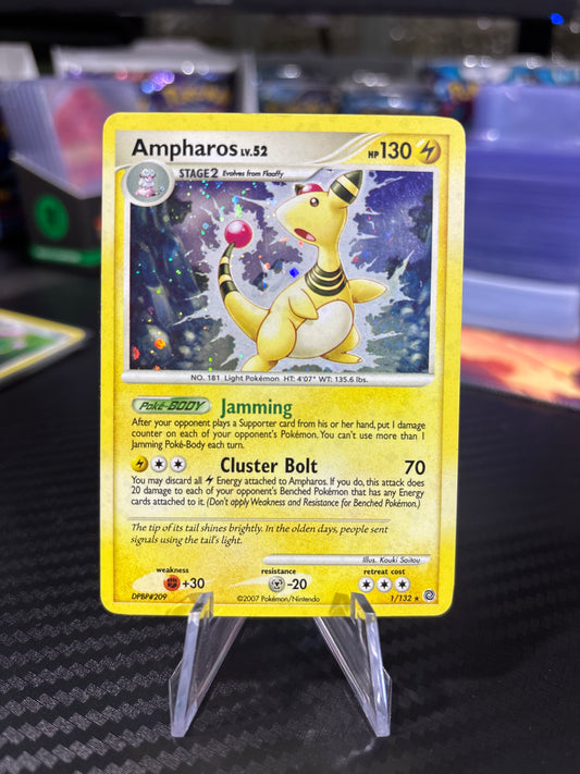 Ampharos Holo #1 - Secret Wonders - MP