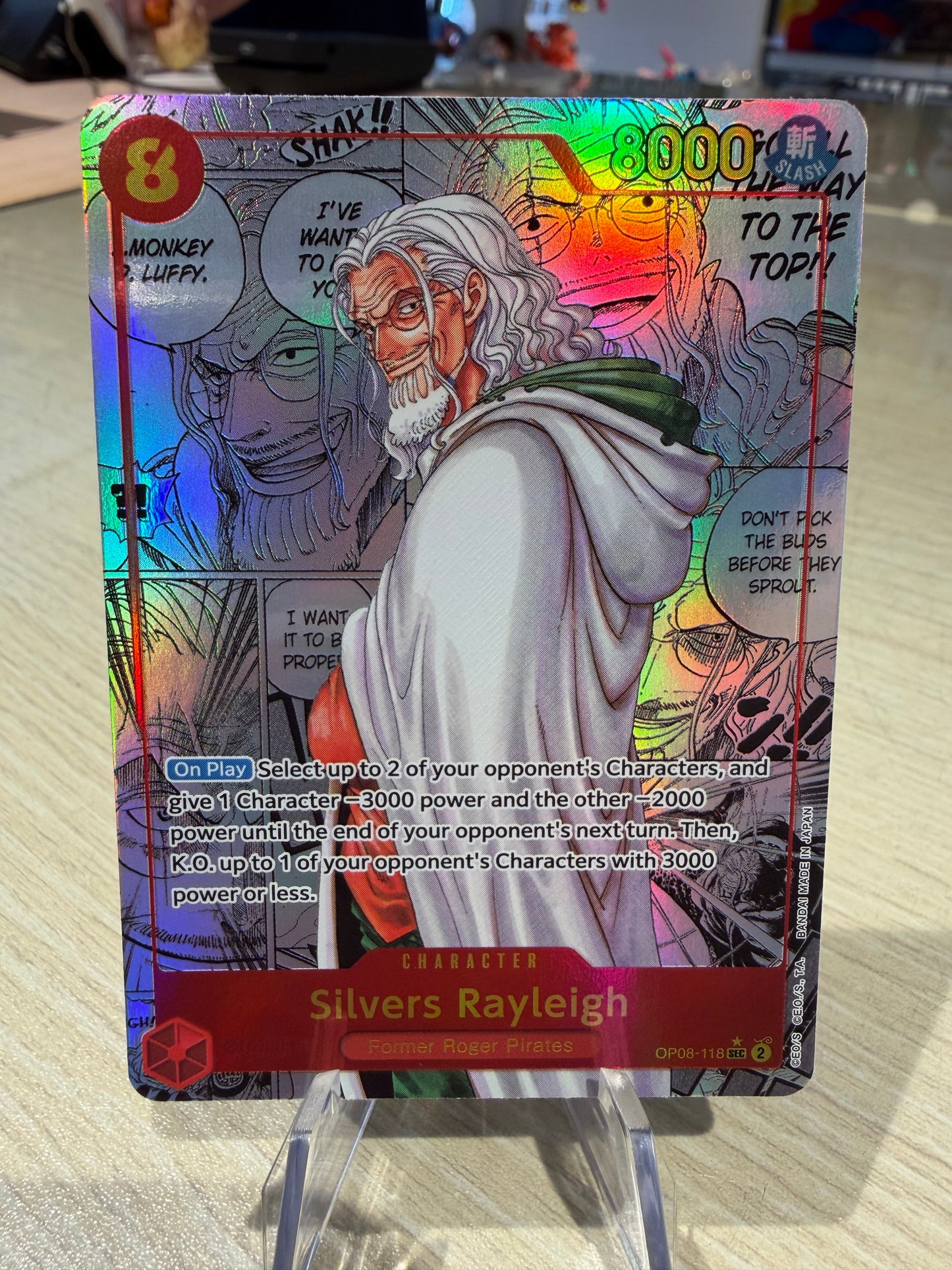 Silvers Rayleigh - Manga - OP08-118