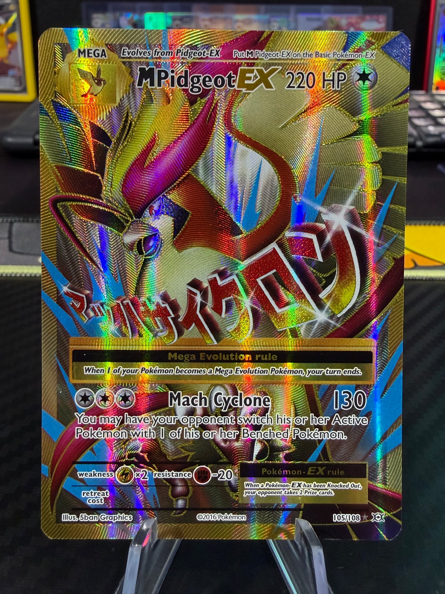 M Pidgeot Ex - 105/108 - Pokemon XY Evolutions