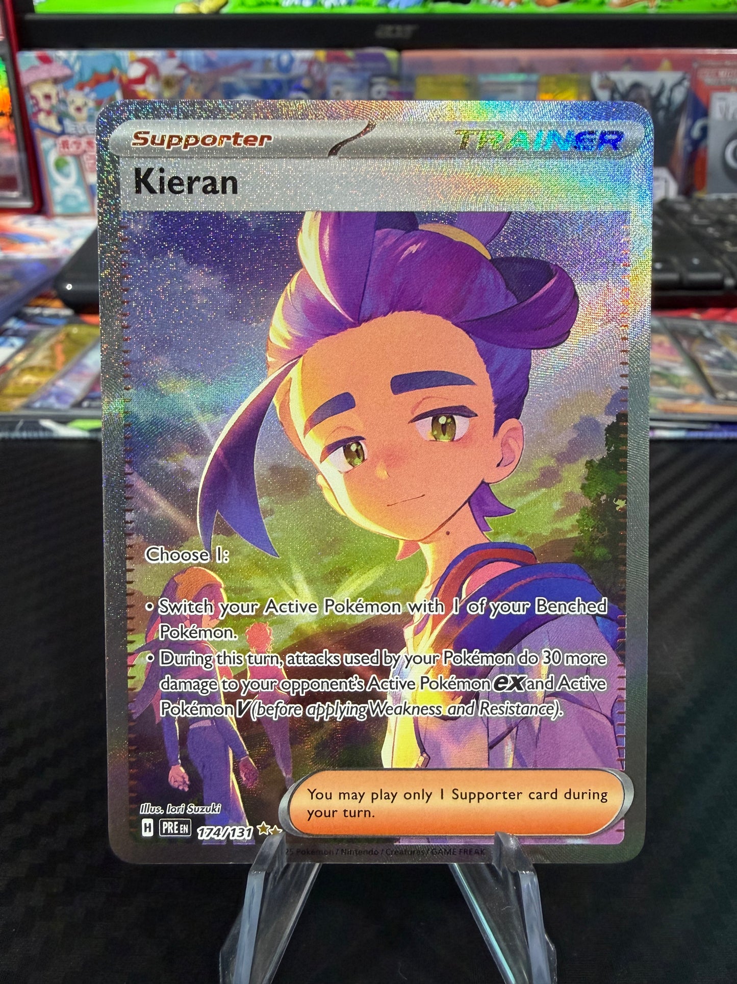 Kieran - 174/131 - Special Illustration Rare - Prismatic Evolutions - NM