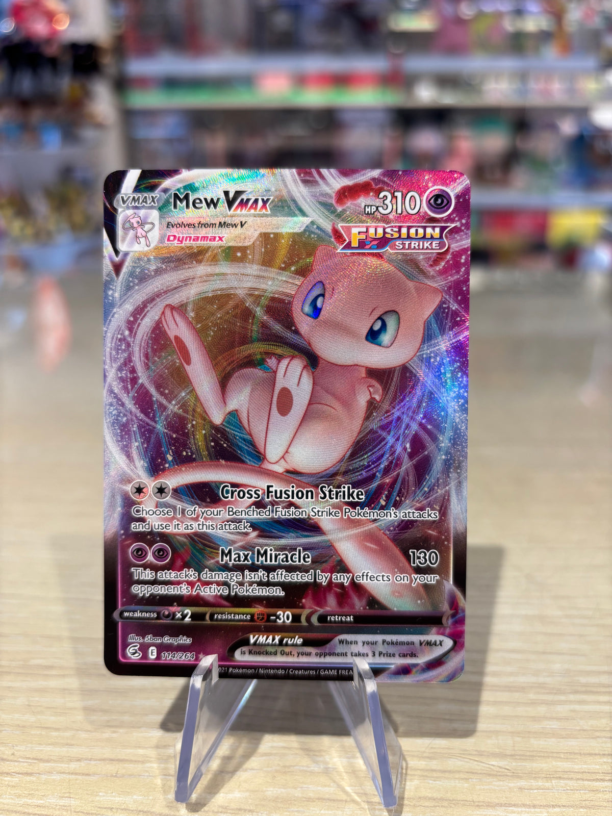 Mew VMAX - 114/264 - Fusion Strike