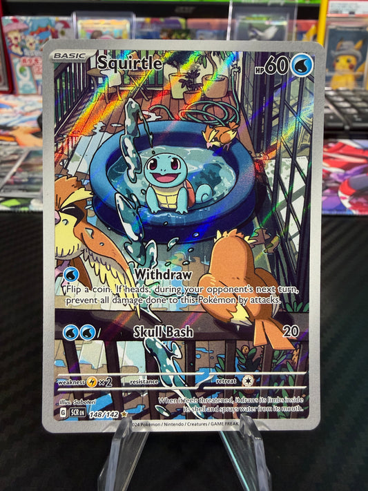 Squirtle - 148/142 - Illustration Rare - Stellar Crown - NN