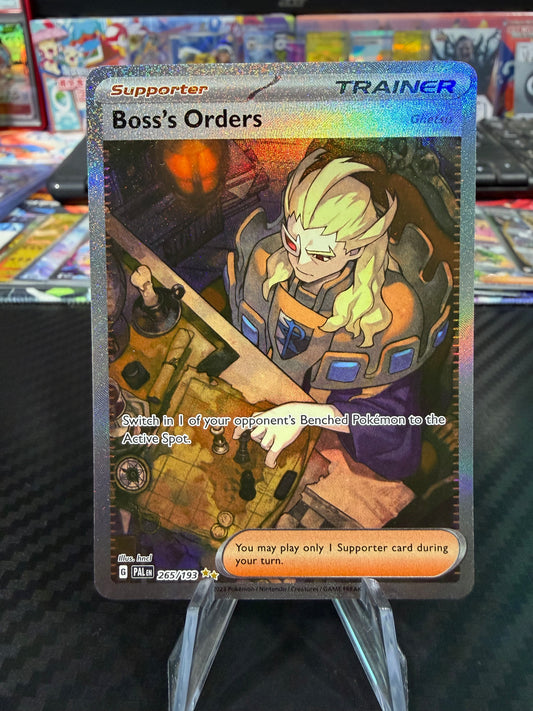 Boss’s Order - 265/193 - Special Illustration Rare - Paldea Evolved - NM