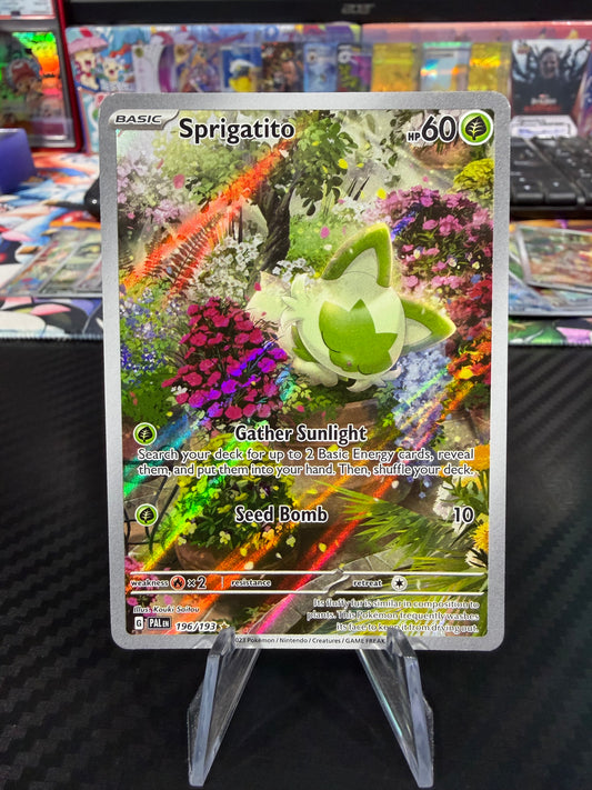 Sprigatito - 196/193 - Illustration Rare - Paldea Evolved - NM