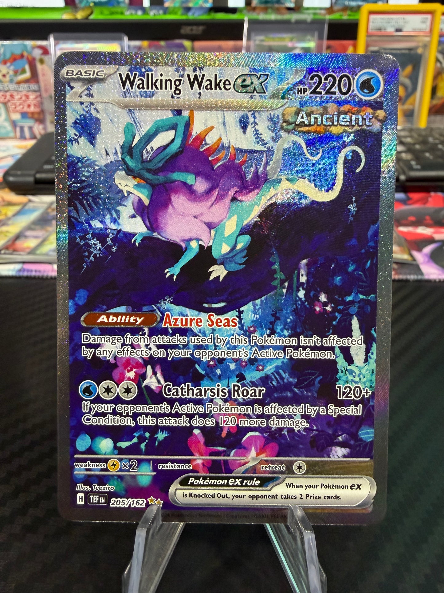 Walking Wake Ex - 205/162 - Special Illustration Rare - Temporal Forces - NM