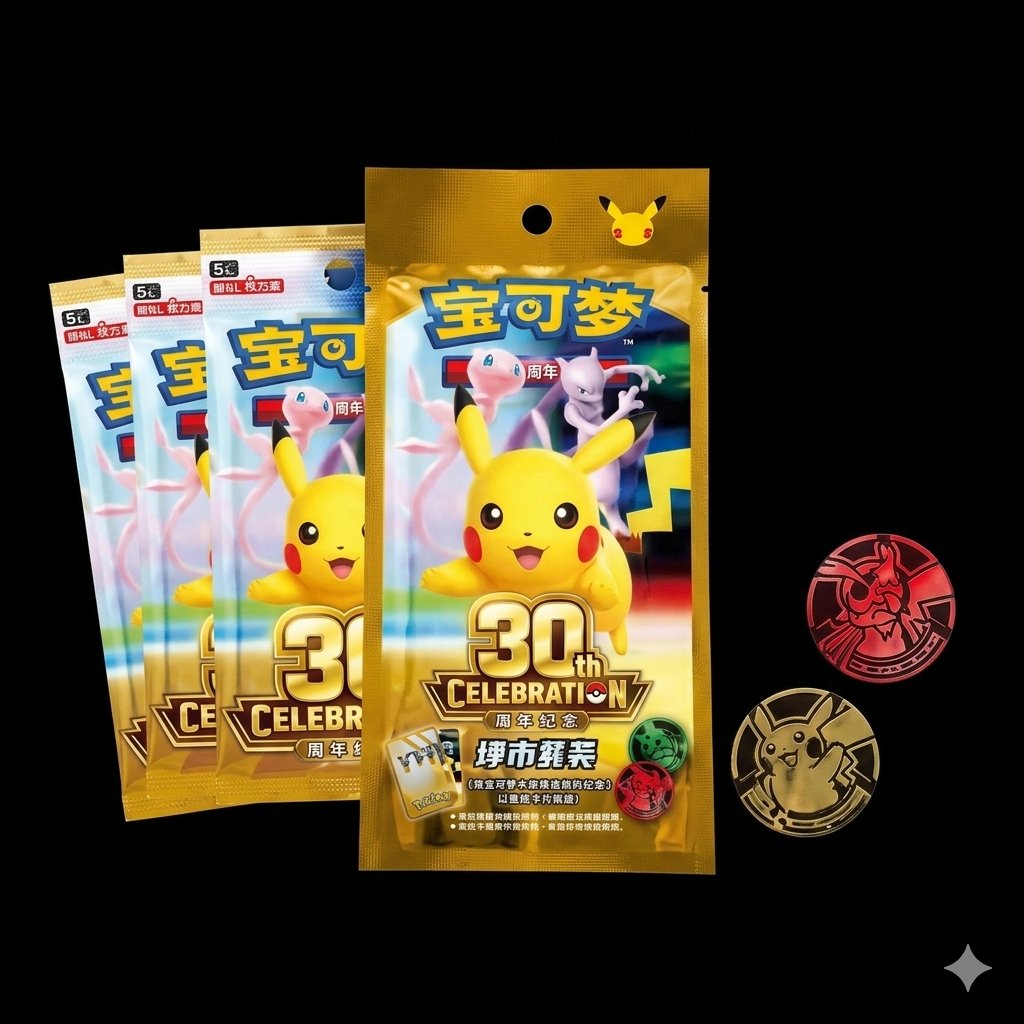 Chinese 30th Anniversary Coin Bag