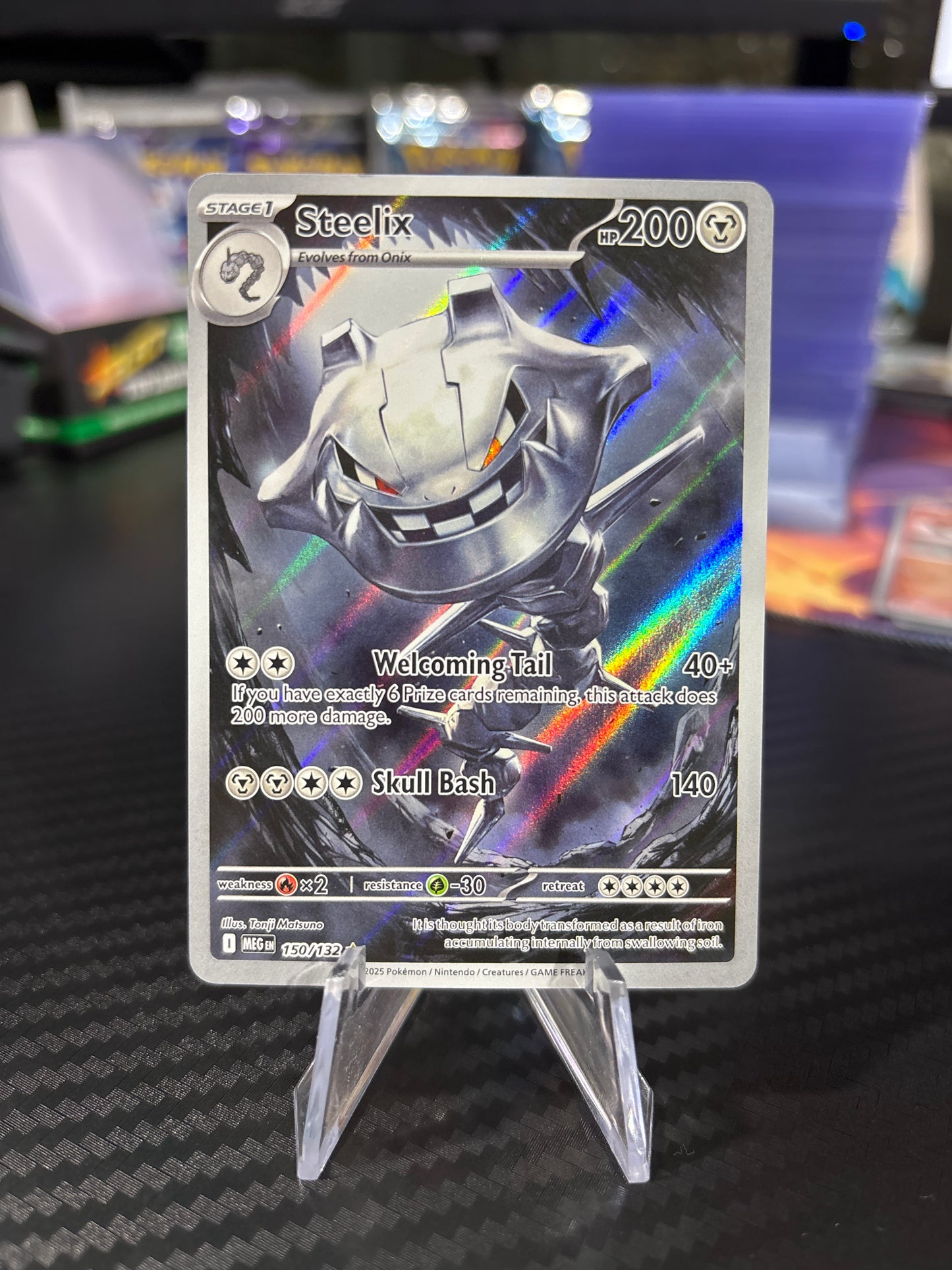 Steelix - 150/132 - Illustration Rare - Mega Evolutions - NM
