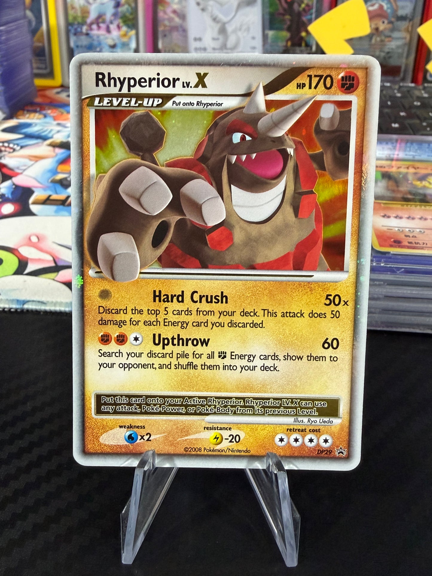 Rhyperior Lv. X - Promo DP29 - Diamond & Pearl Holo - LP