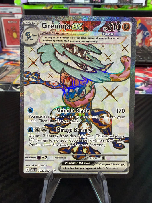 Greninja Ex - 198/167 - Full Art - Twilight Masquerade - NM