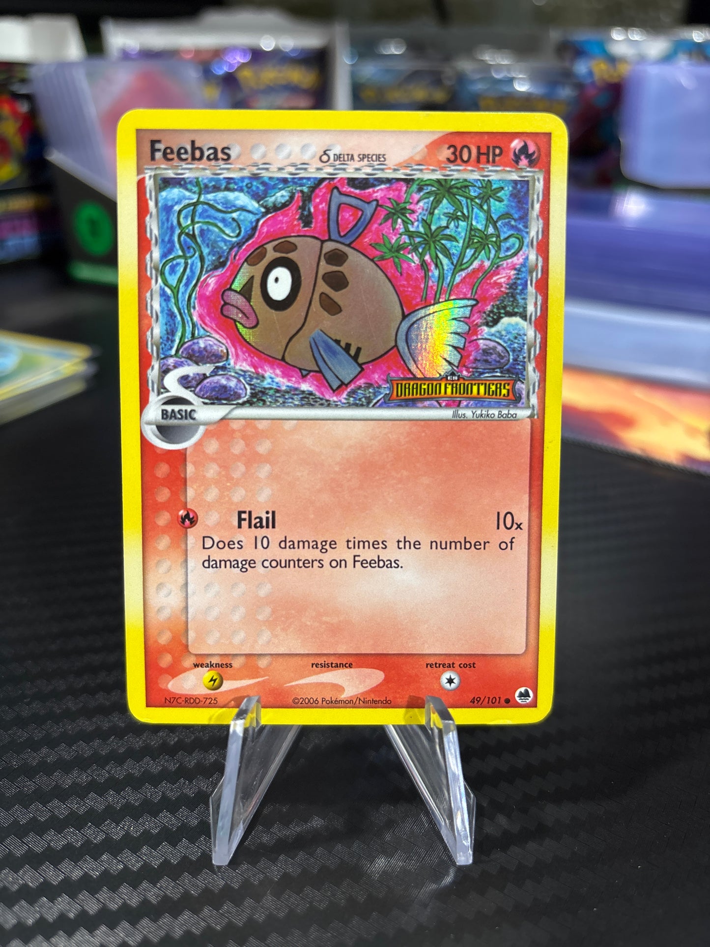 Feebas #49 Dragon Frontiers Stamped - Dragon Frontiers - MP