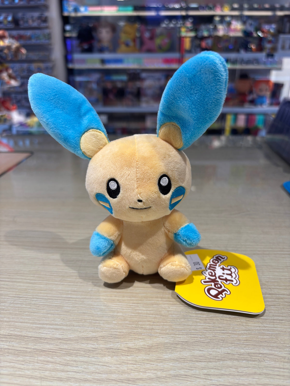 Minun - Japanese Pokémon Centre Plushie (4 Inch)