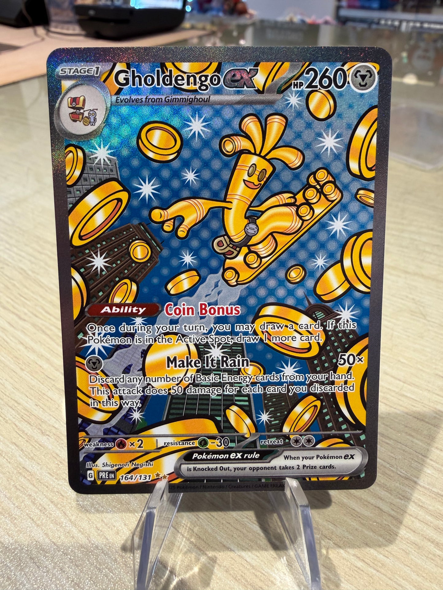 Gholdengo EX - 164/131 - Prismatic Evolutions