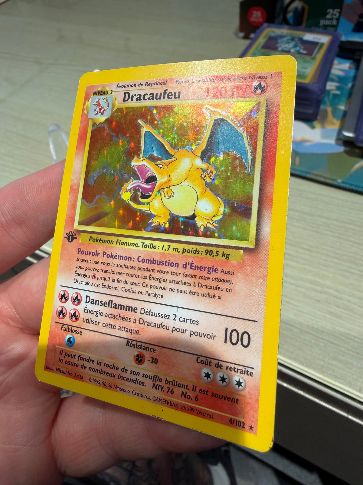 Dracaufeu 1st Edition - Base Set (French)