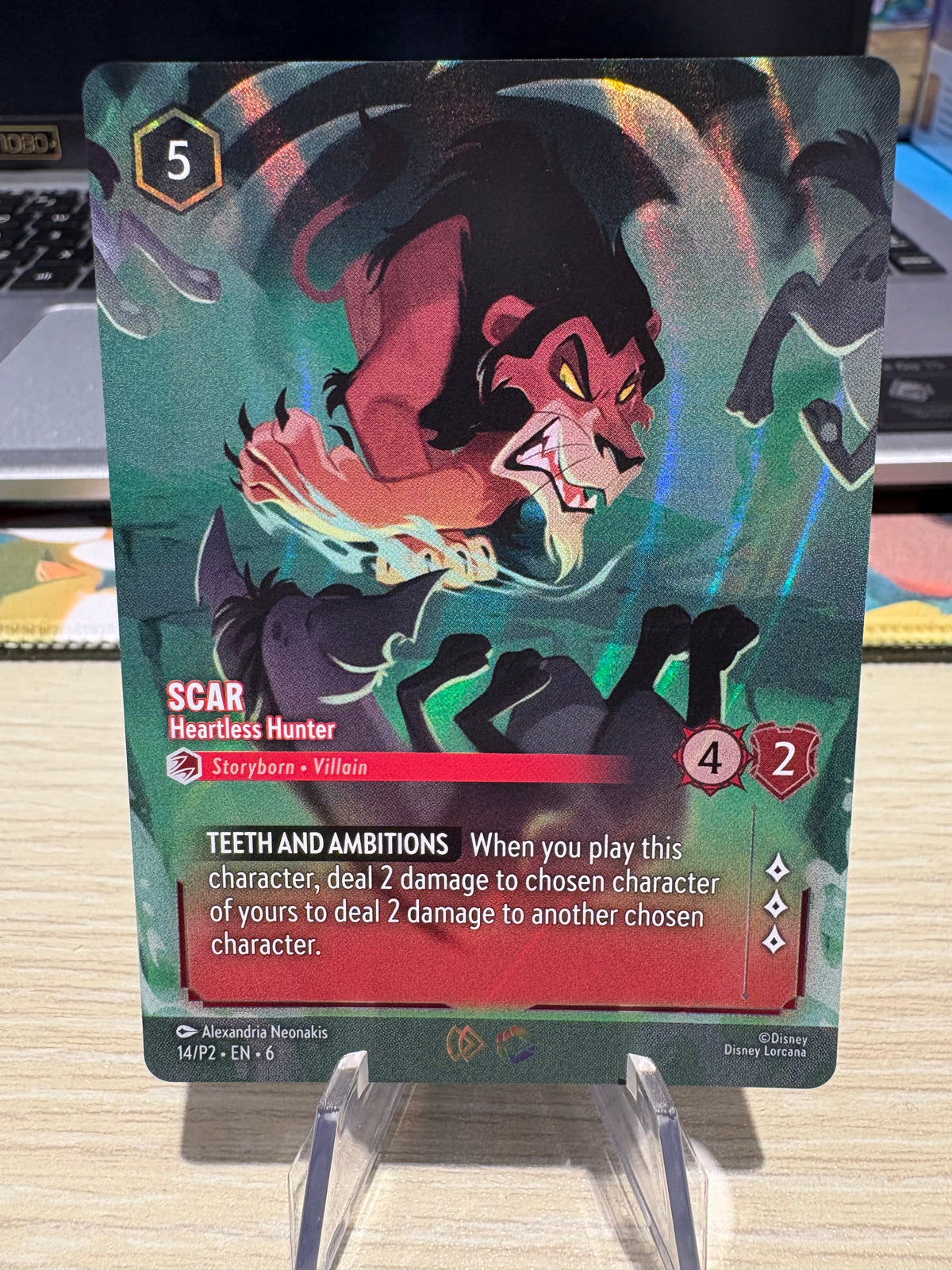Scar - 14/P2 Foil - Lorcana Promo