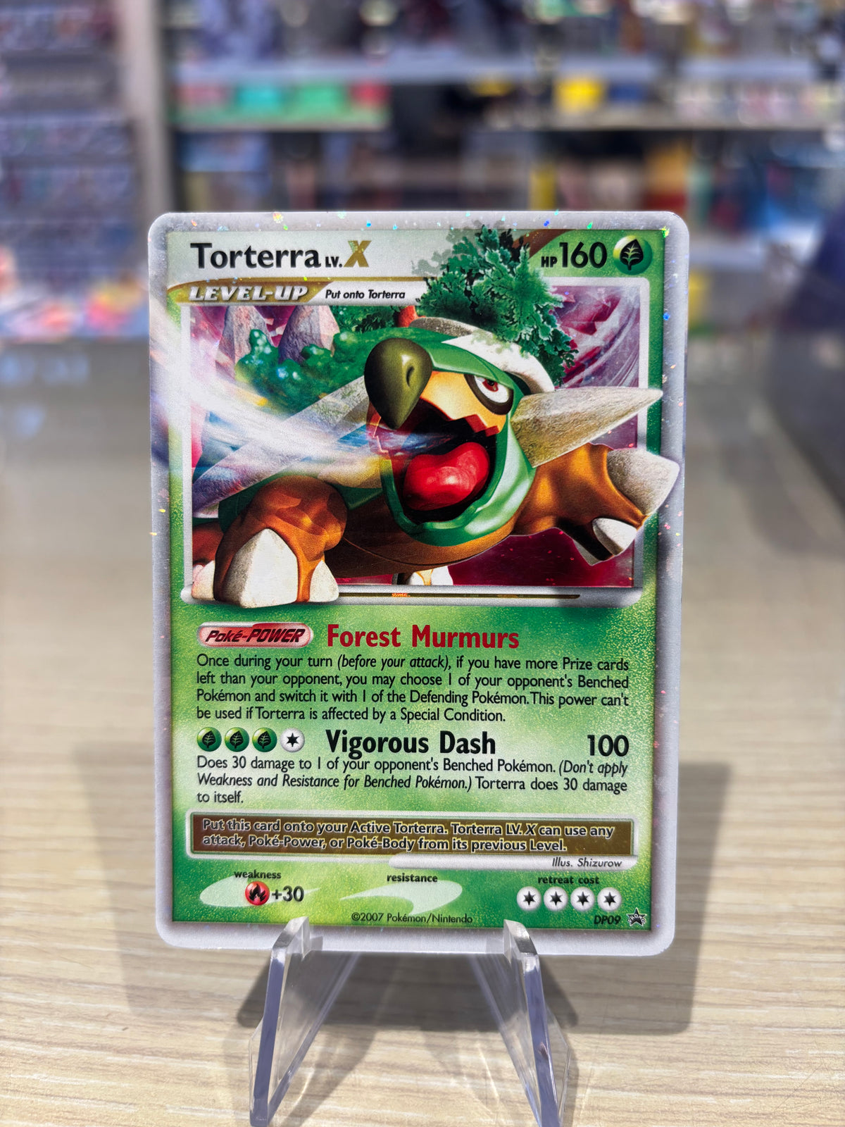 Torterra LV.X - DP09 - Diamond & Pearl Black Star Promo