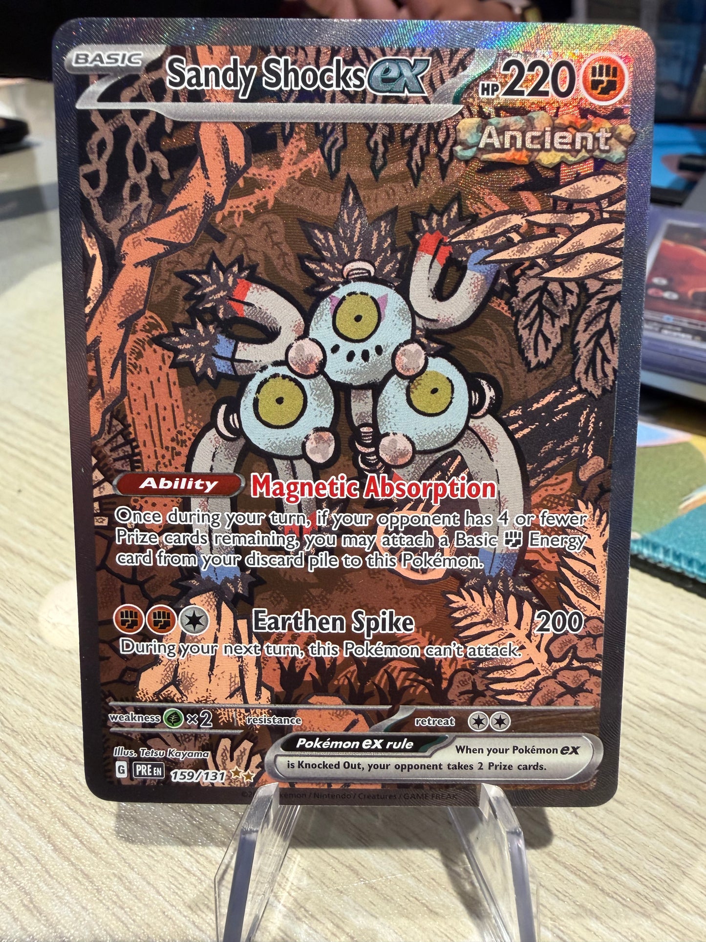 Sandy Shocks Ex - 159/131 - Special Illustration Rare - Prismatic Evolutions