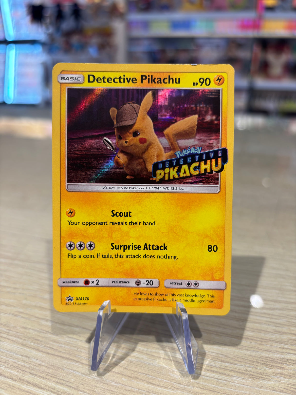 Detective Pikachu - SM170 - S&M Black Star Promo