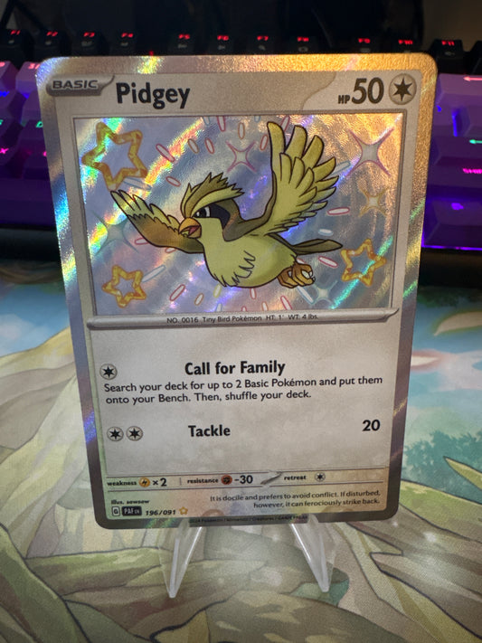 Pidgey #196 Paldean Fates
