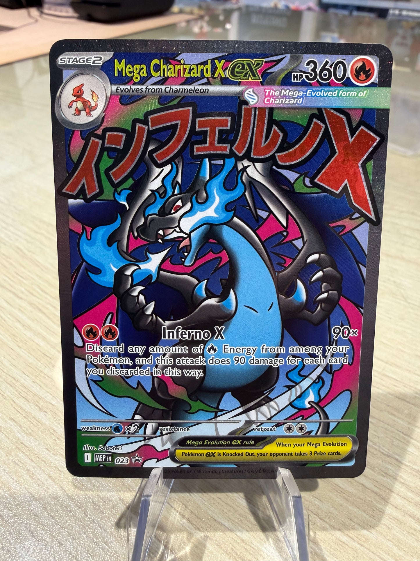 Mega Charizard X Ex - Promo 023