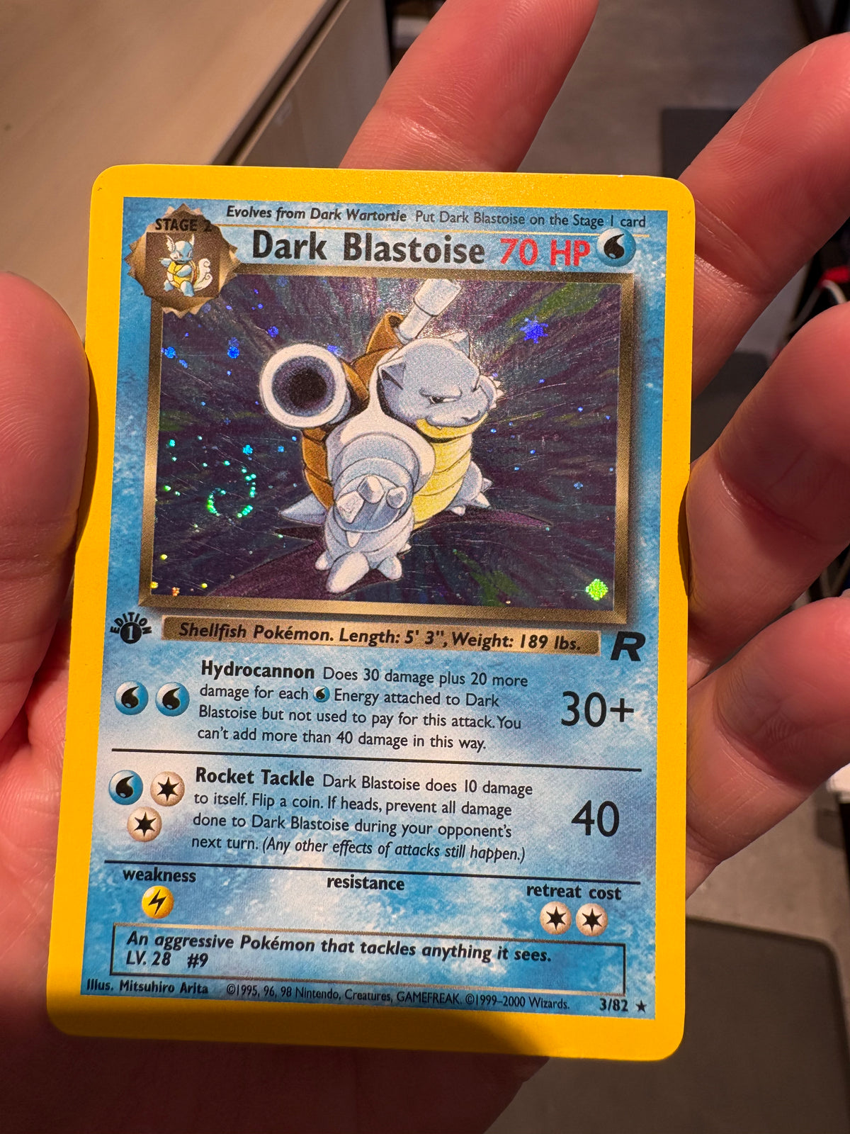 Dark Blastoise - 3/82 - Team Rocket 1st Edition