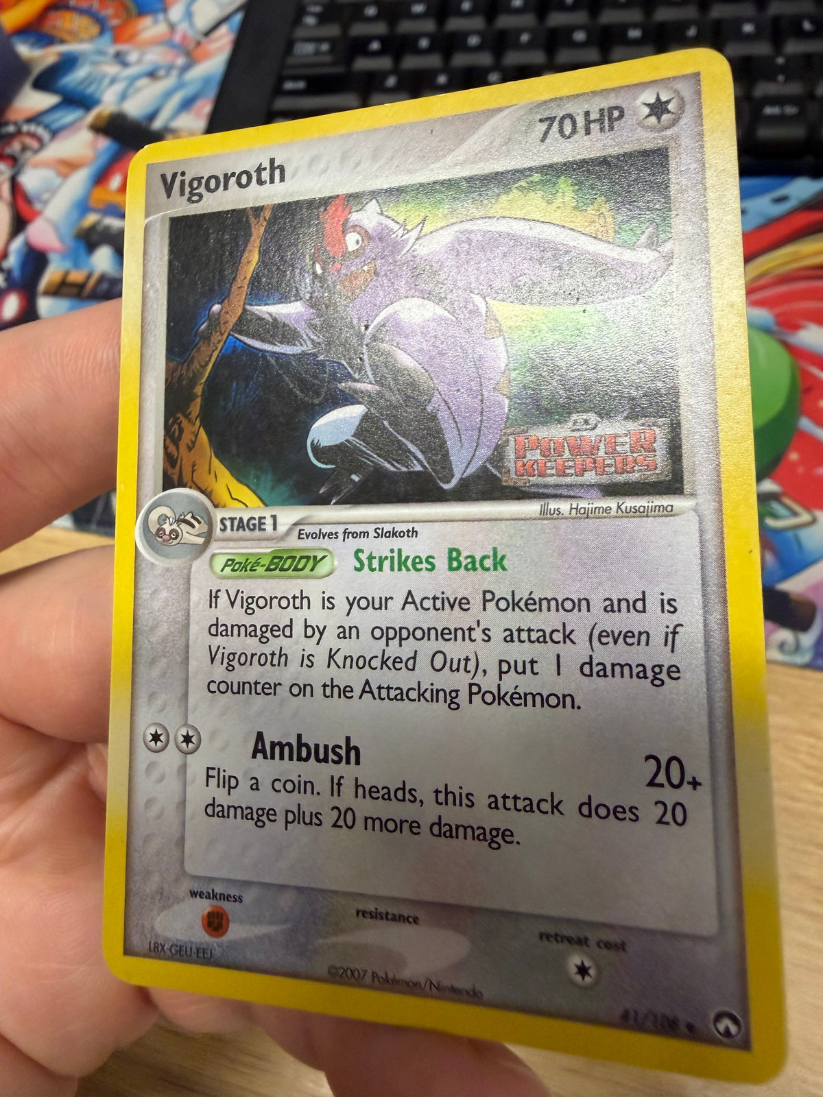 Vigoroth Holo - 41/108 - Power Keepers Stamp