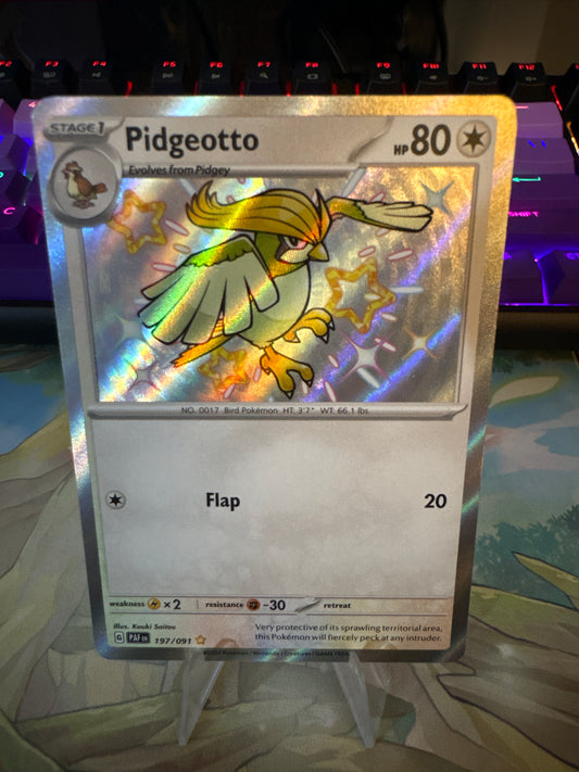 Pidgeotto #197 Paldean Fates