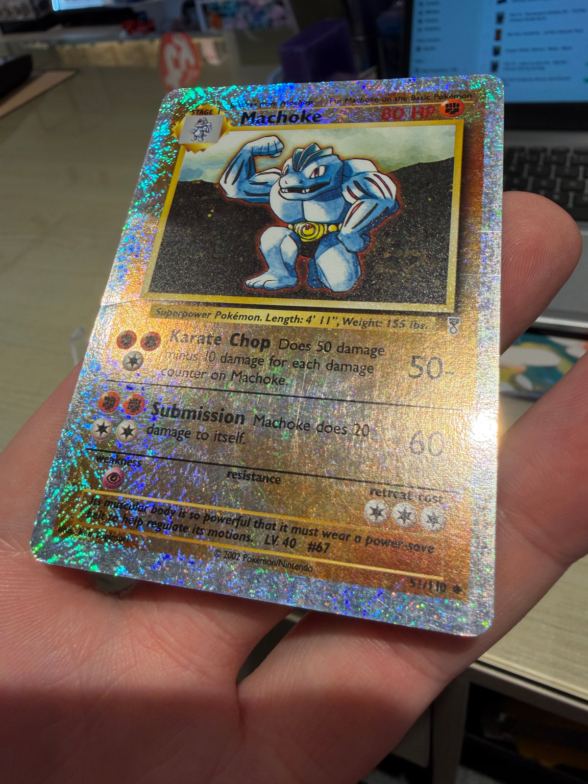 Machoke - Reverse Holo - 51/110 Legendary Collection