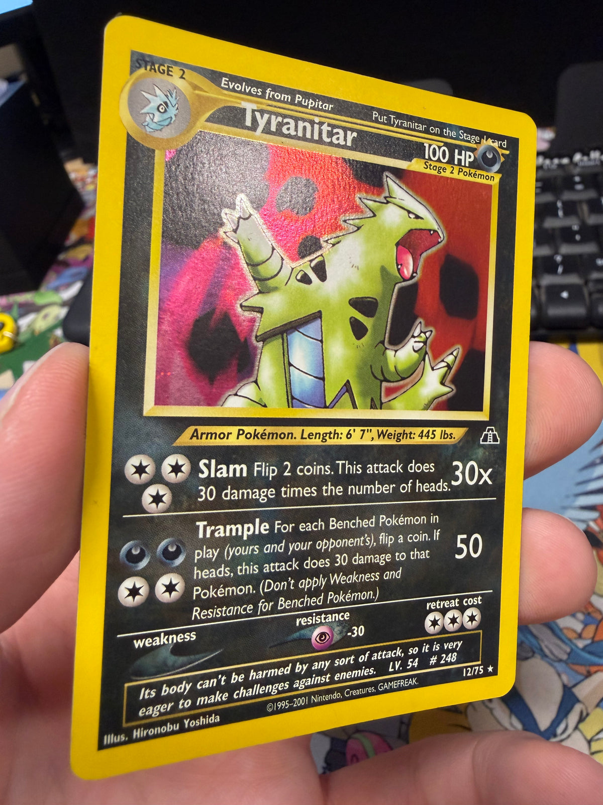 Tyranitar Holo - 12/75 - Neo Discovery