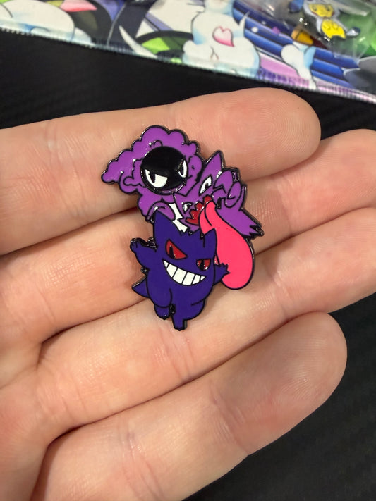 Gengar, Haunter & Gastly Pin