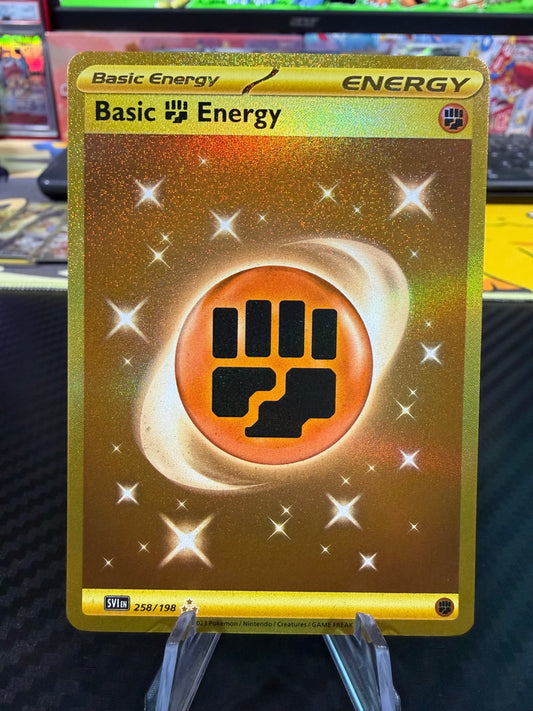 Basic Fighting Energy - 258/198 - Hyper Rare - Scarlet & Violet - NM